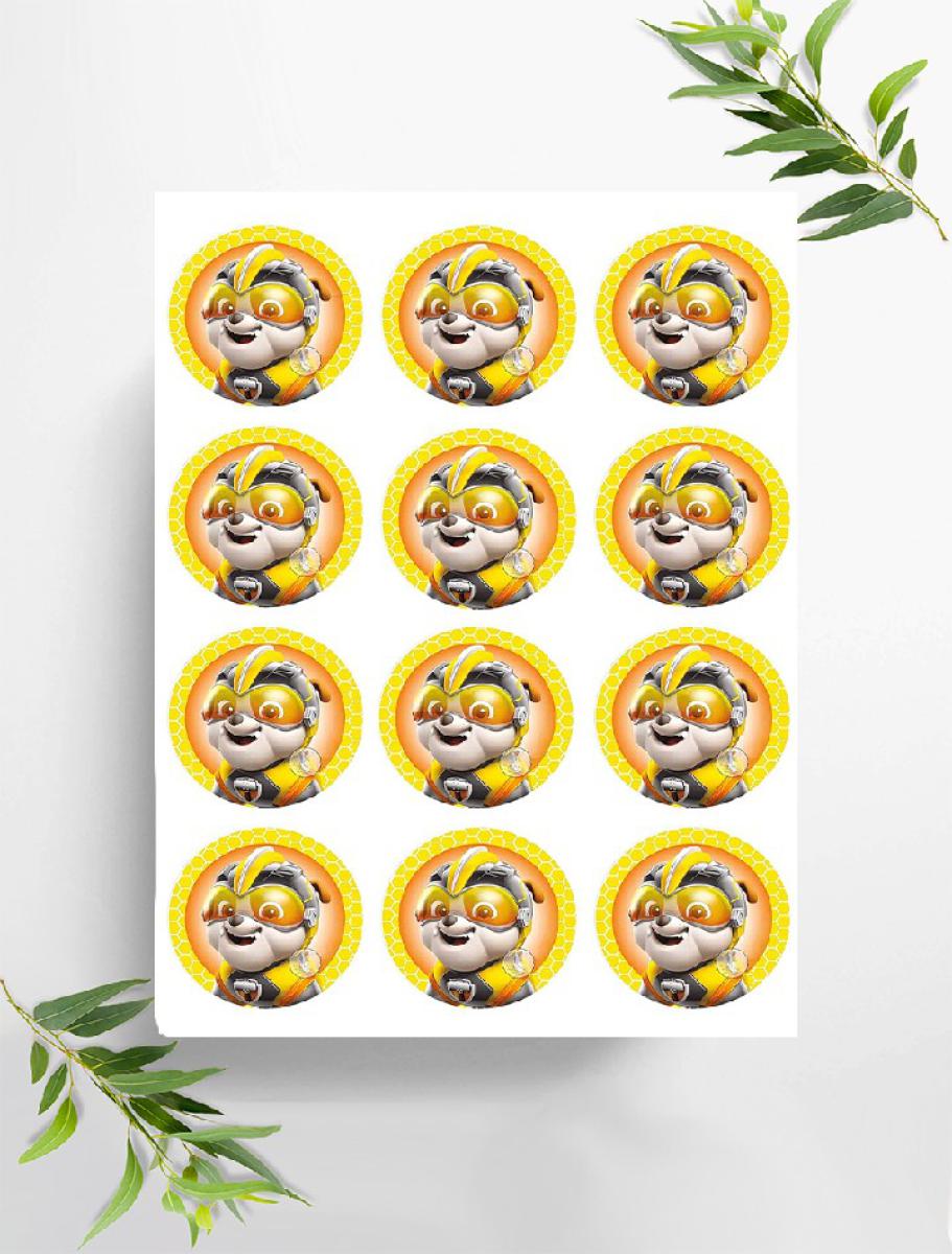 Paw Patrol Muffinaufleger, Ø ca. 6 cm, 0476x